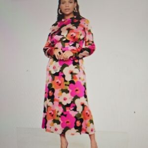 Never Fully Dressed Multicolor Floral Dress 12